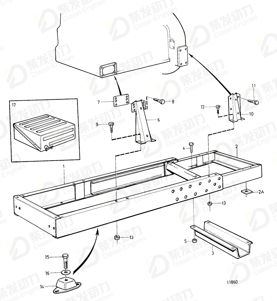volvo penta Rubber cushion 862073 Drawing volvo penta Rubber cushion 862073 Drawing